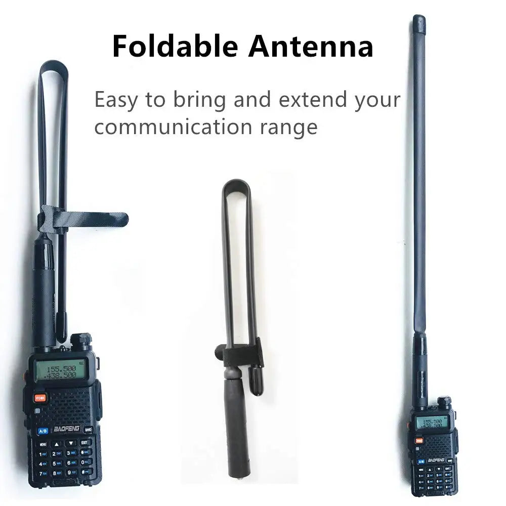 Radtel Dual Band  Walkie Talkie  Antenna 134-176/400-520MHz Tactical Antenna  for RT-490 RT-470X RT-470 RT-830 RT-890 IP68 RT-68