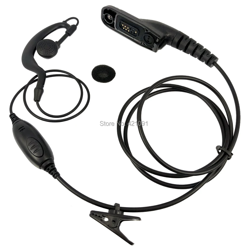 PTT Earpiece Headset Mic for Motorola Xir P8268 P8668 APX6000 APX7000 APX2000 DP3400 DP3600 DP4400 DP4800 DGP6150 Walkie Talkie