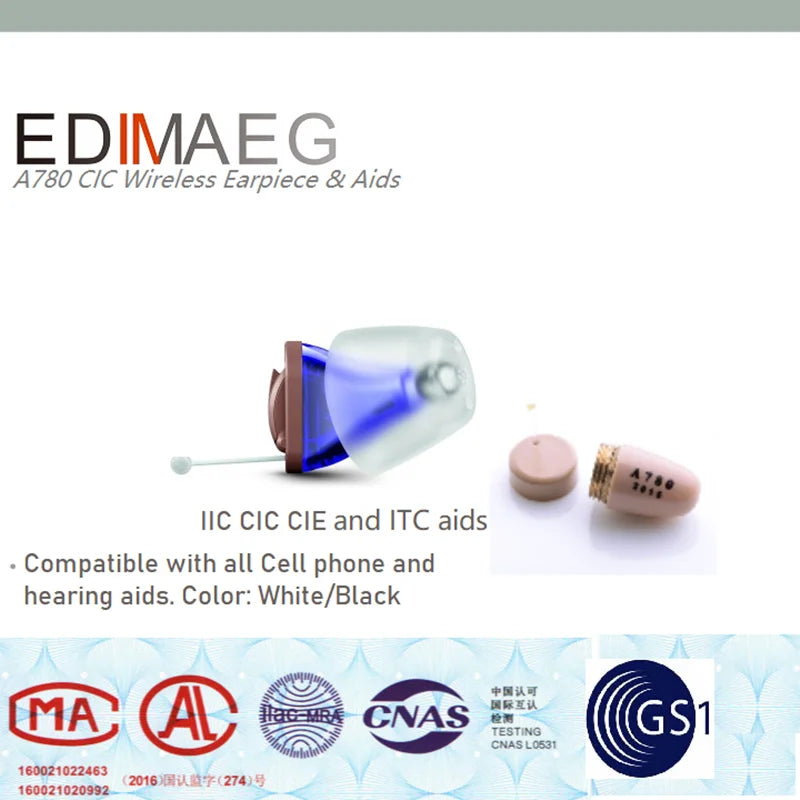 EDIMAEG 4.5W Powerful Amplifier Bluetooth NeckLoop for Hearing Aid and Wireless earpiece with T-Coil Answering Cellphon