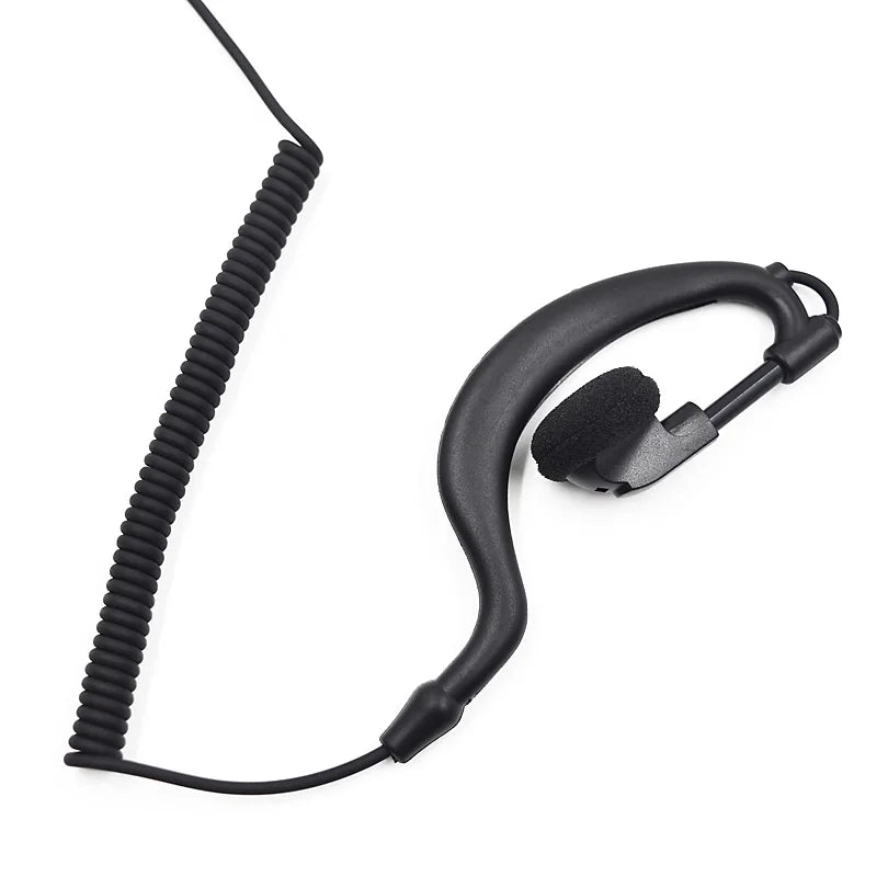 XQF 1-Wire Clip Earpiece Headset PTT Mic for Walkie Talkie Vertex Standard VX-231 VX150 VX-160 VX-168 VX-180 VX-210 Radio