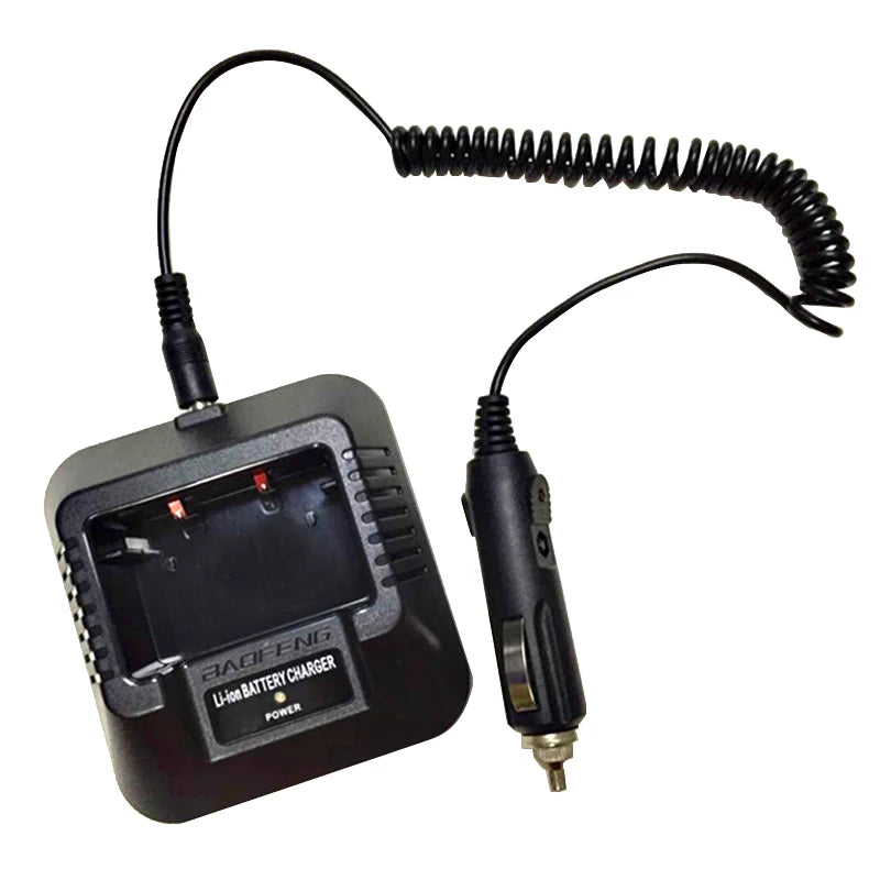 Car Lighter Slot Charger Cable For Baofeng UV-5R UV-5RE 5RA Walkie Talkie Charge Base 12V DC Power Charging for Radio Cord