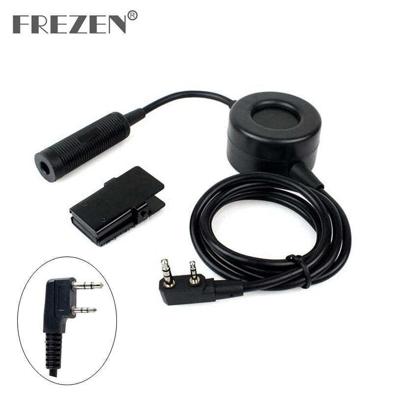 Tactical U94 PTT Cable Plug  Military Headset Adapter Z113  for Walkie Talkie Motorola Kenwood TYT F8 BAOFENG 5R Radio Hunting