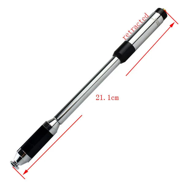 New RH770 Dual Band 144/430MHz High Gain SMA-Female Telescopic Handheld Radio Antenna for Harvest Kenwood BAOFENG WALKIE TALKIE