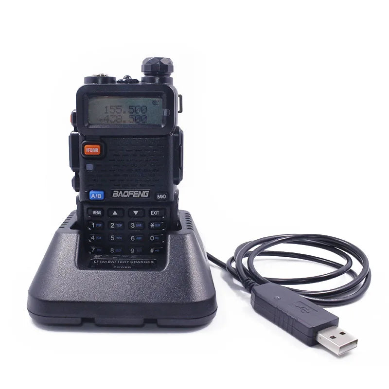 Baofeng UV-5R USB Desktop Base/Car Battery Charger for Baofeng UV5R UV5RE UV5RA UV5R+Plus Li-ion Charger CB Radio Walkie Talkie