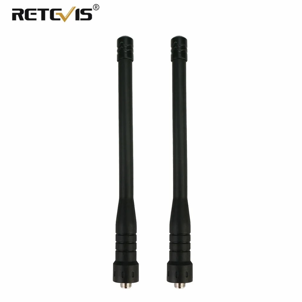 RETEVIS HA01 Telescopic SMA-F Antenna VHF/UHF 144/430Mhz for Kenwood Baofeng UV-5R/UV-82/888S H777/RT29/RT-5R Walkie Talkie