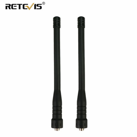 RETEVIS HA01 Telescopic SMA-F Antenna VHF/UHF 144/430Mhz for Kenwood Baofeng UV-5R/UV-82/888S H777/RT29/RT-5R Walkie Talkie