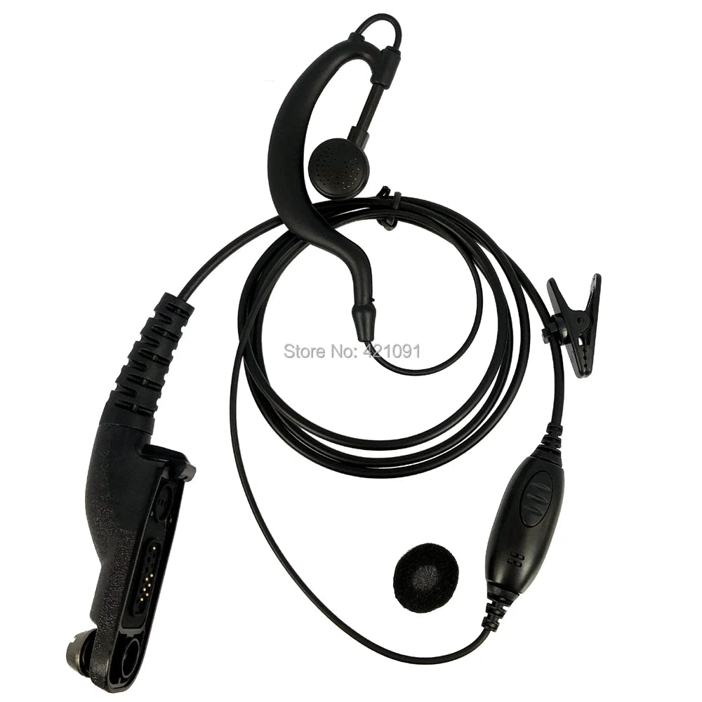 PTT Earpiece Headset Mic for Motorola Xir P8268 P8668 APX6000 APX7000 APX2000 DP3400 DP3600 DP4400 DP4800 DGP6150 Walkie Talkie