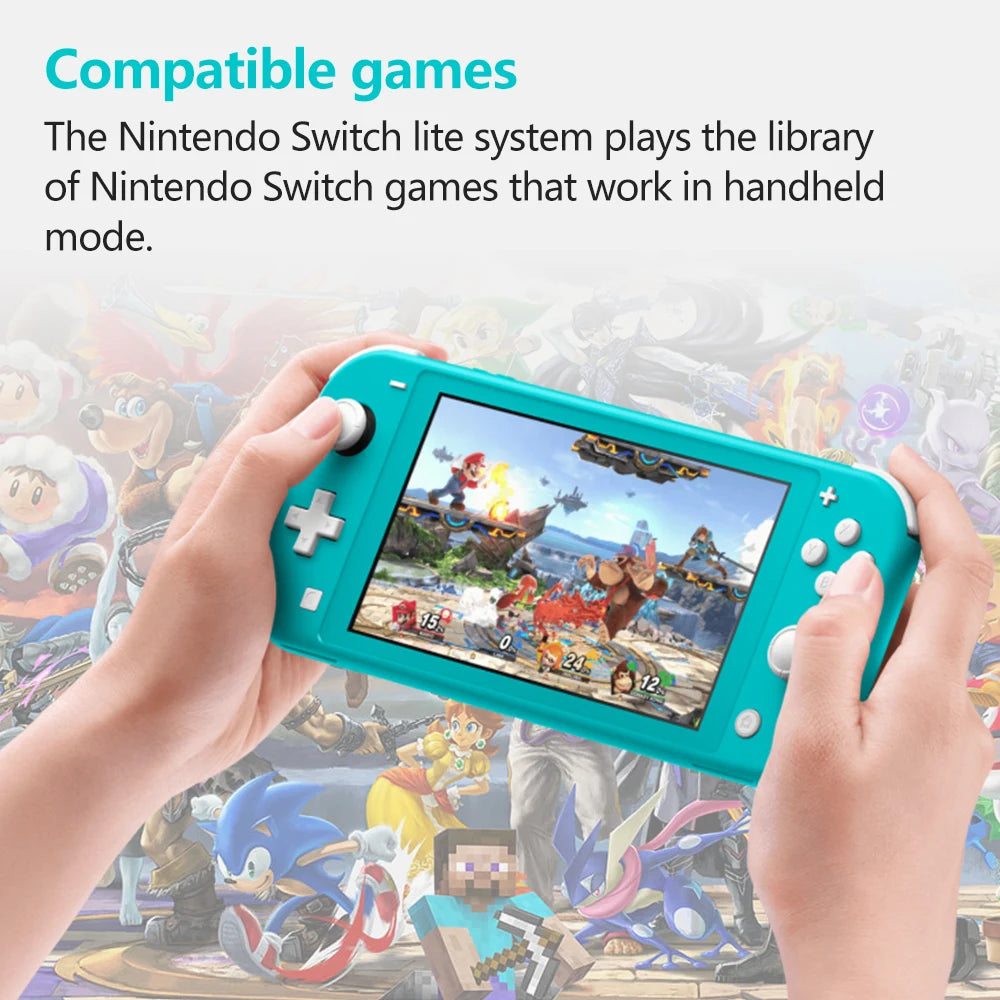 Nintendo Switch Lite Handheld Game Console 275g Lightweight and Portable Built in Joy Con Controller Multiple Color Option