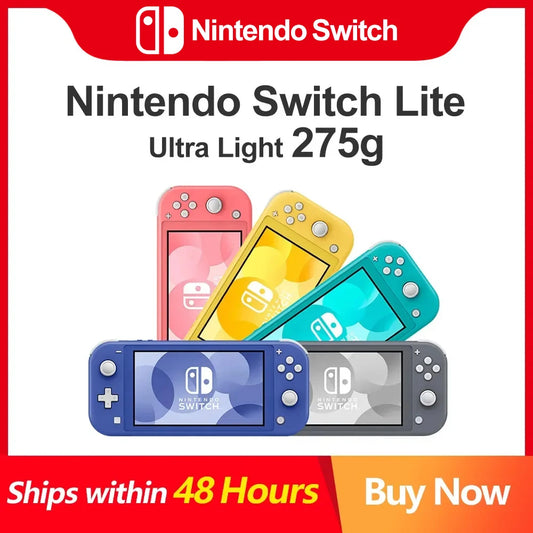 Nintendo Switch Lite Handheld Game Console 275g Lightweight and Portable Built in Joy Con Controller Multiple Color Option