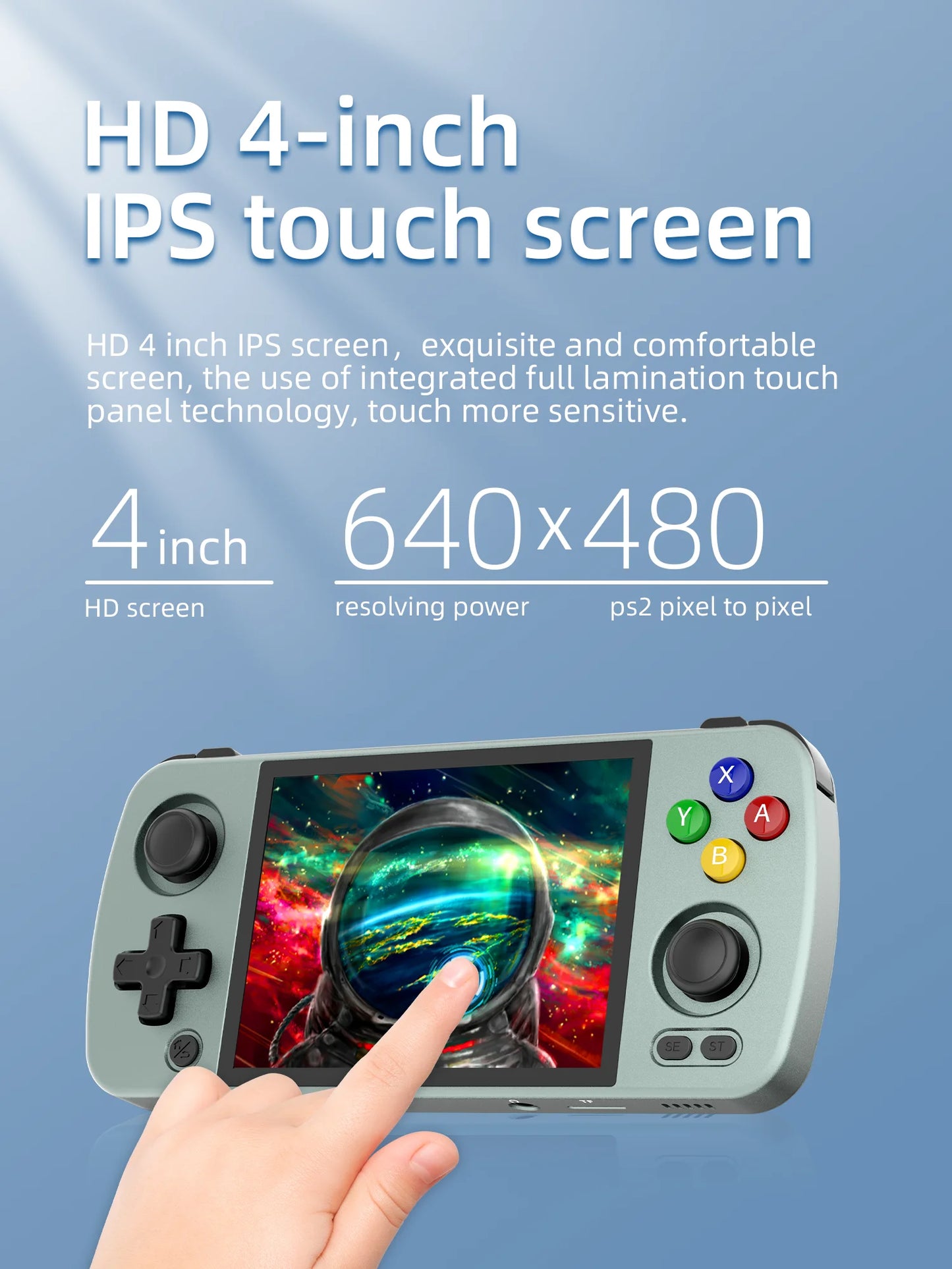 ANBERNIC RG405M Handheld Game Console Android 12 Unisoc T618 4Inch IPS Touch Screen Game Player Support OTA Update Hall Joystick