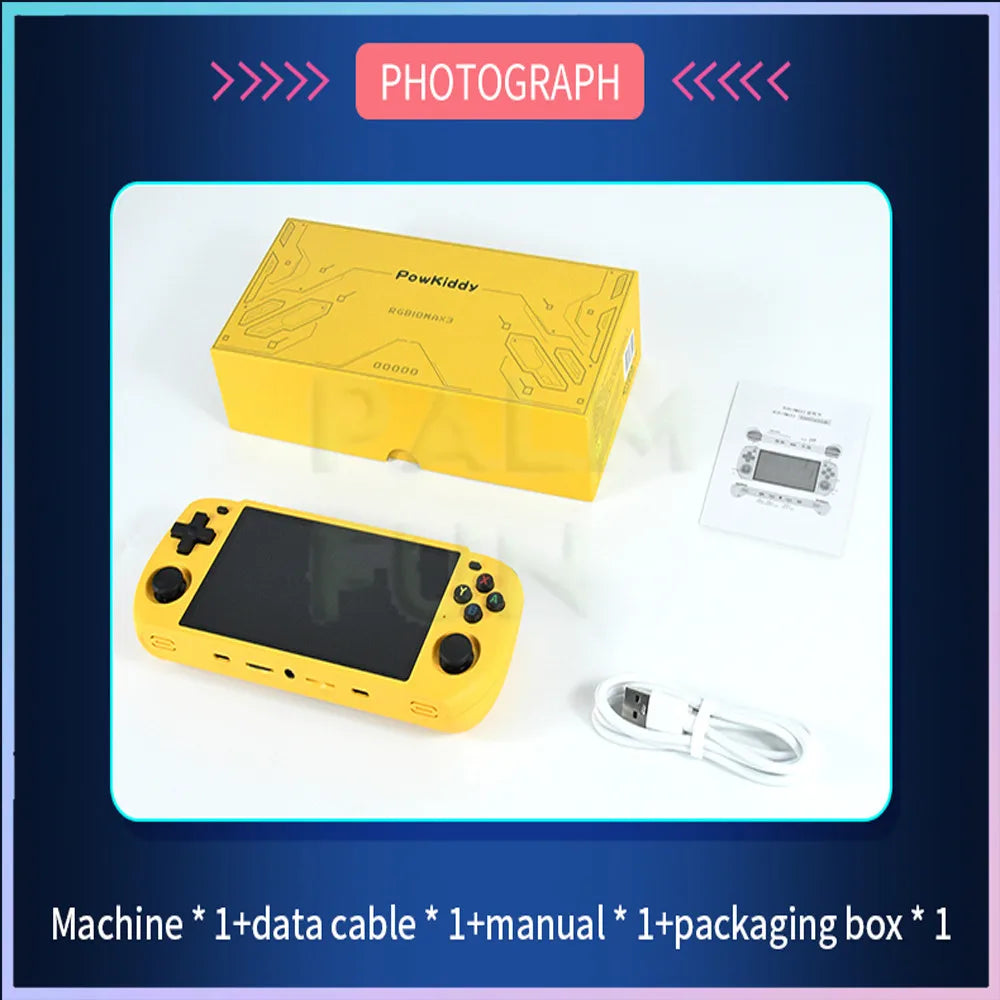 RGB10 MAX3 Retro Handheld Game Console RGB10max Open Source 5 Inch 1280*720 IPS Screen RK3566 HD Video Game Player Kid's Gift