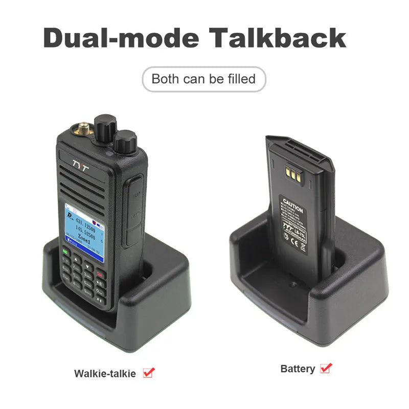 TYT NEW AES256 Encryption MD-UV380/390  Digital Walkie Talkie VHF UHF Dual Band Waterproof Radio GPS Ham Radio DMR Walkie Talkie