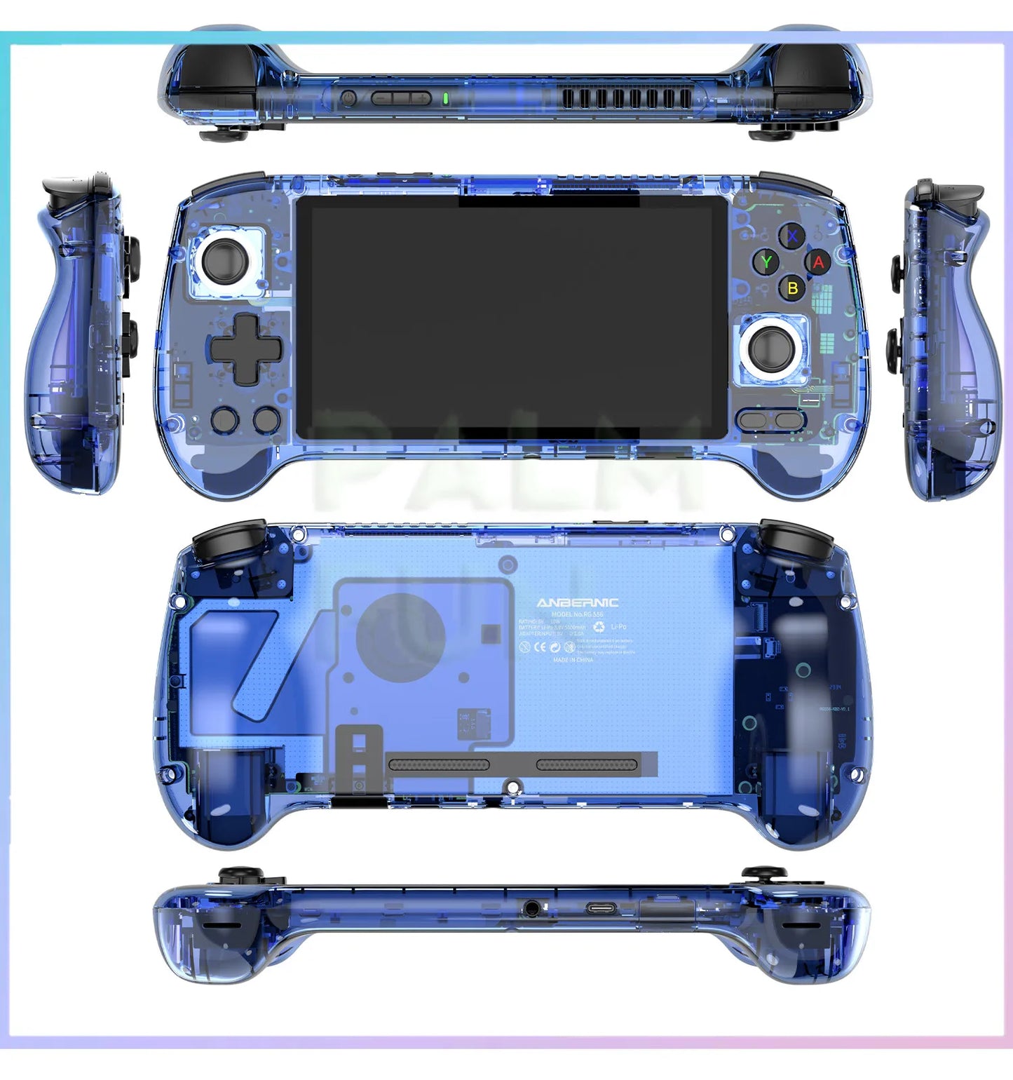 RG556 Handheld Game Console 1080*1920 Android 13 System RG 556 5.48 Inch AMOLED Screen 5500mAh WIFI BT5.0 Retro Video Players